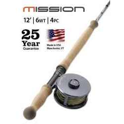 MISSION TWO-HANDED, 6-WEIGHT 12' FLY ROD